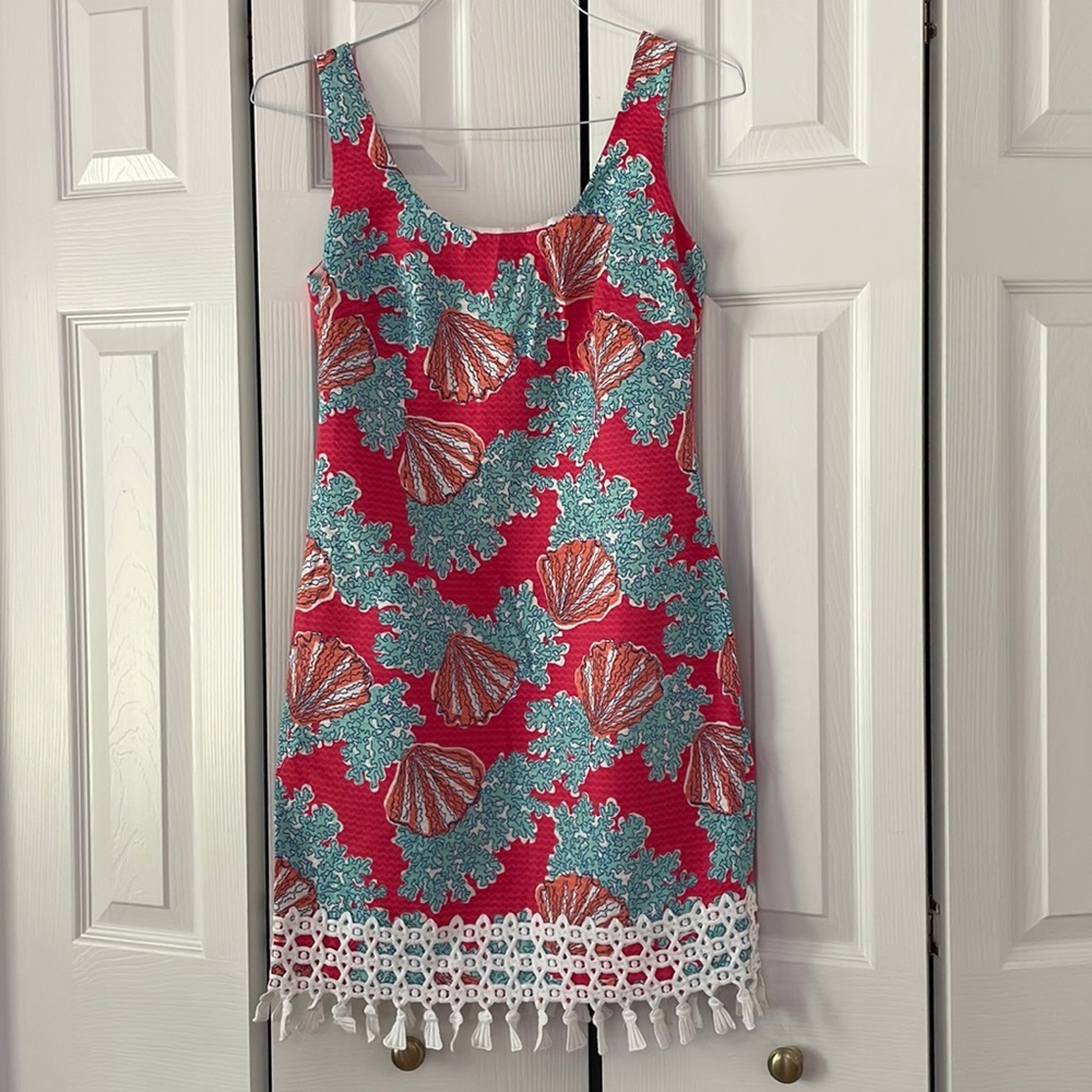 Lilly Pulitzer coral dress